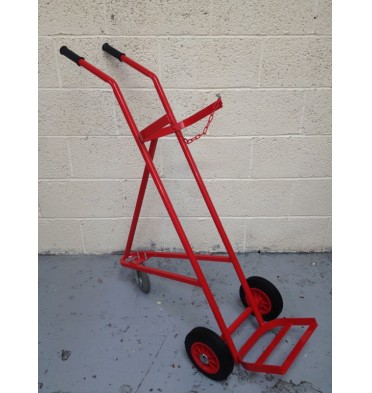 SINGLE OXYGEN OR ACETYLENE 3 WHEELS 1 X CYLINDER
