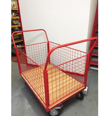 PLATFORM TROLLEY REMOVABLE SIDES - 300KG
