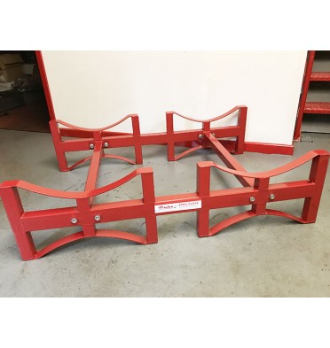 205LTR DRUM STORAGE RACK HOLDS 4X 205LTR DRUMS