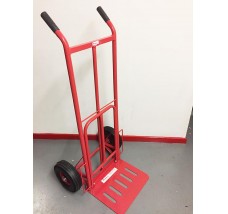 SACK TRUCK WITH PNEUMATIC WHEELS AND TUBULAR TOEBAR 250KG LOAD