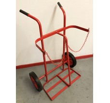 TWIN CYLINDER TROLLEY - 1X OXYGEN OR 1X ACETYLENE